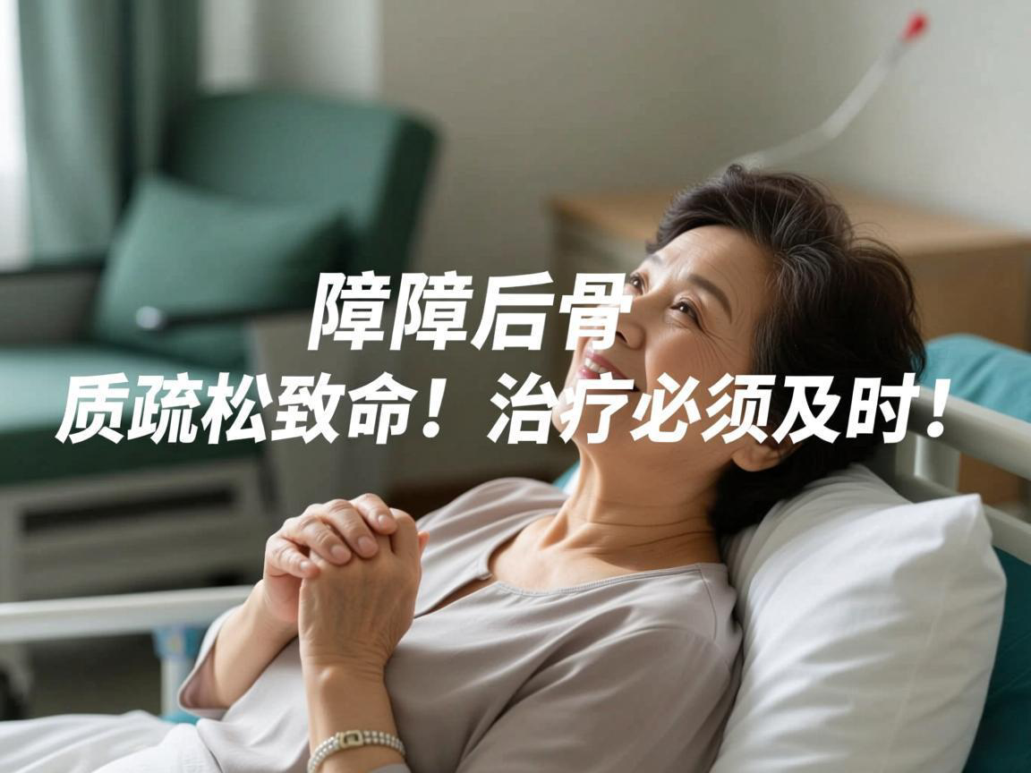 绝经后骨质疏松致命！治疗必须及时！