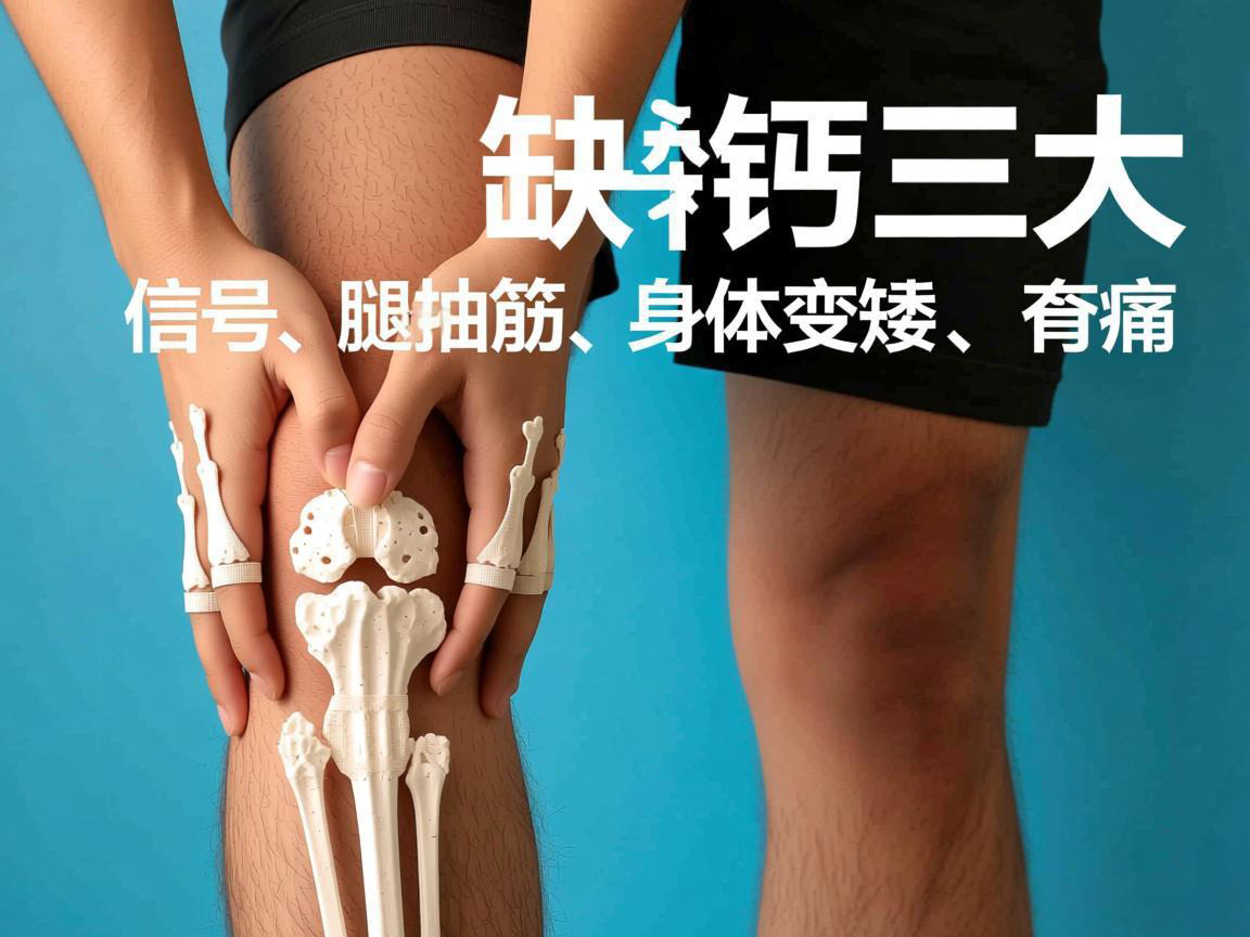 缺钙三大信号：腿抽筋、身体变矮、骨痛
