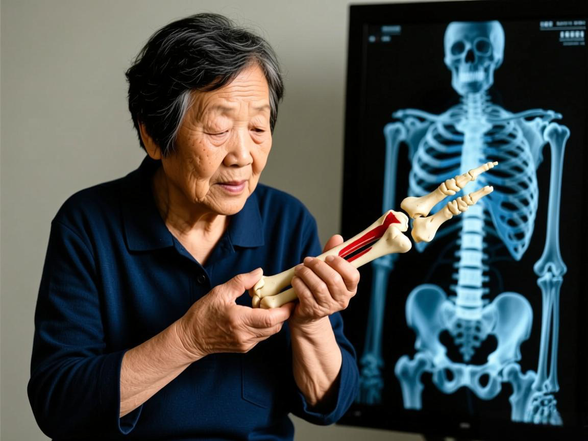 中老年人骨折多因骨质疏松