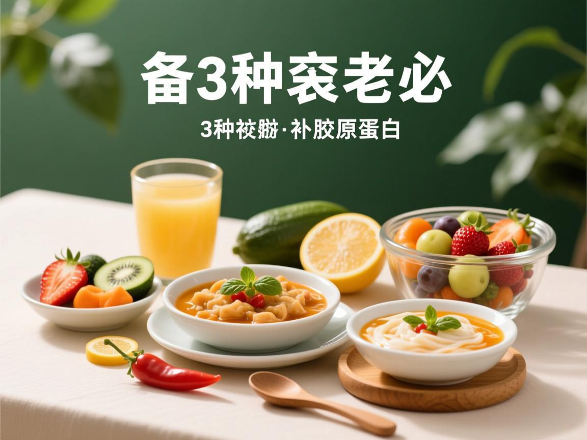 抗衰老必备：3种食物补胶原蛋白