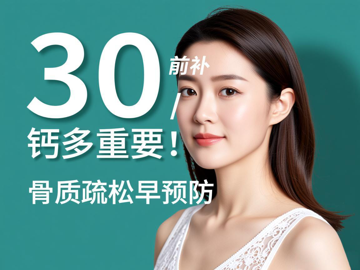 30岁前补钙多重要！骨质疏松早预防