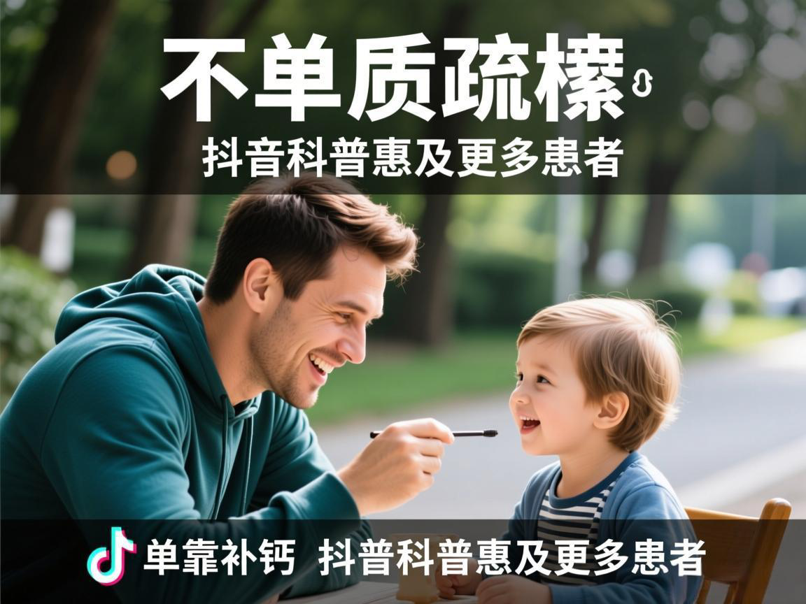 骨质疏松不单靠补钙 抖音科普惠及更多患者