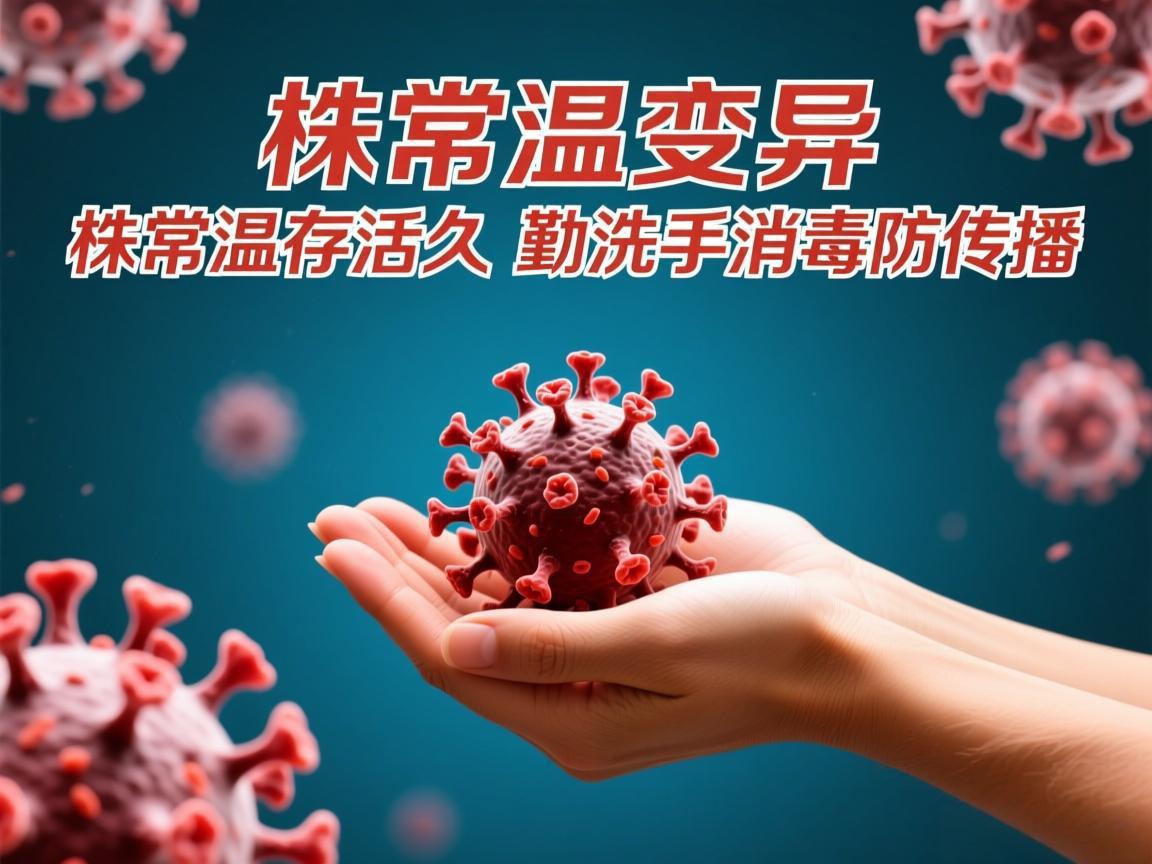 新冠变异株常温存活久 勤洗手消毒防传播