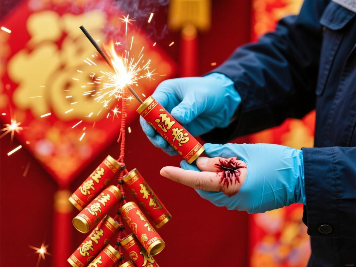 春节燃放鞭炮注意安全 手部炸伤急救措施