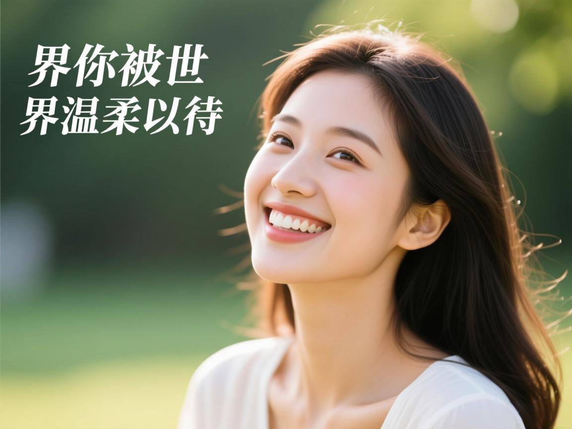 愿你被世界温柔以待 笑容真挚