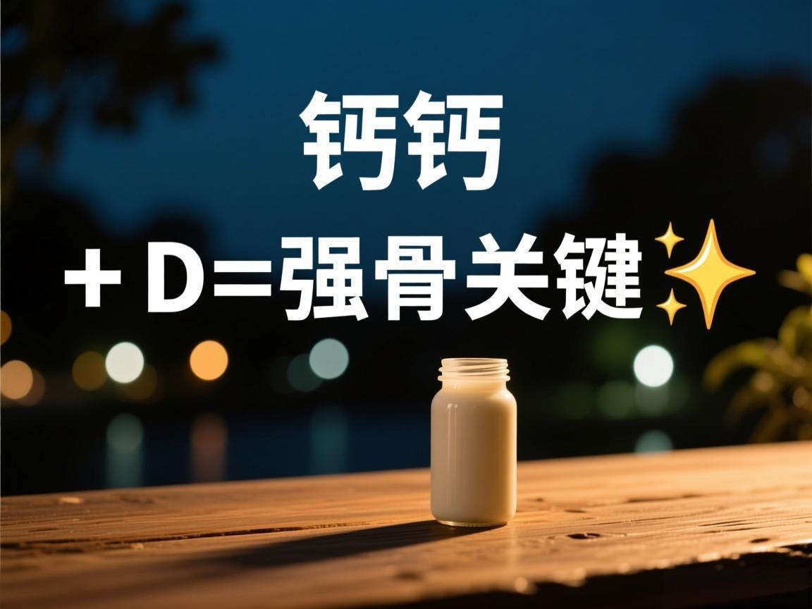 晚上补钙+维D=强骨关键✨