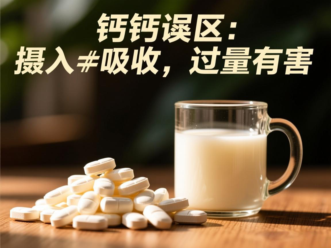 补钙误区：摄入≠吸收，过量有害