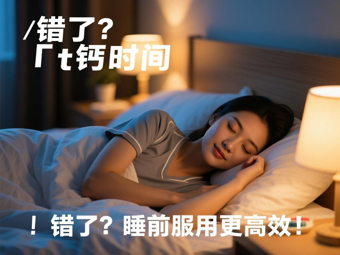 补钙时间错了？睡前服用更高效！