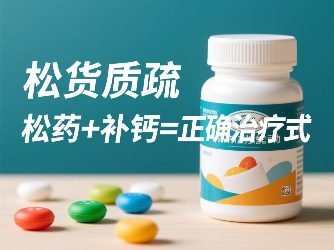 抗骨质疏松药+补钙=正确治疗方式