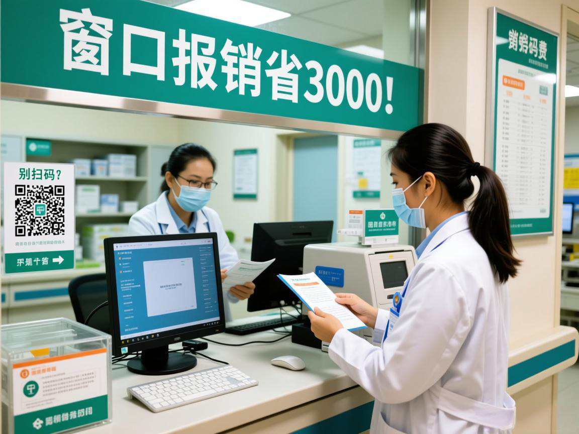 医院缴费别扫码！窗口报销省3000