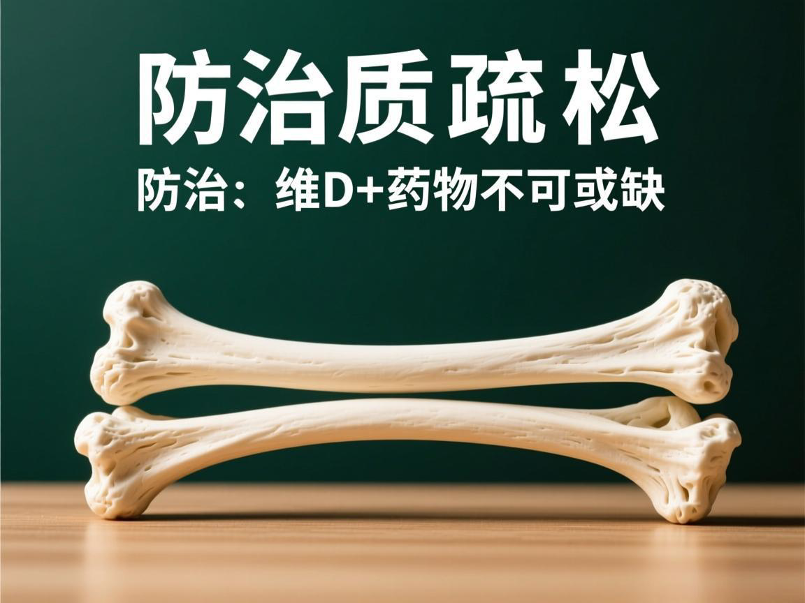 骨质疏松防治：维D+药物不可或缺