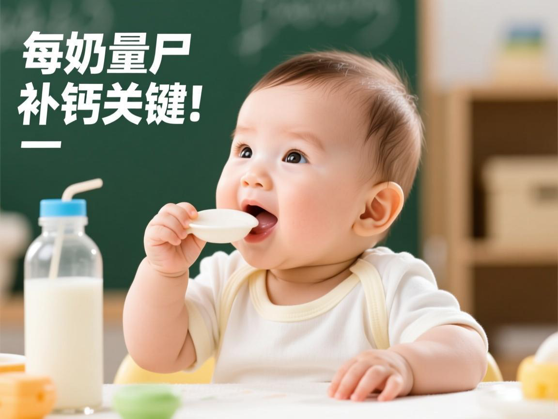 宝宝每日奶量标准:补钙关键!