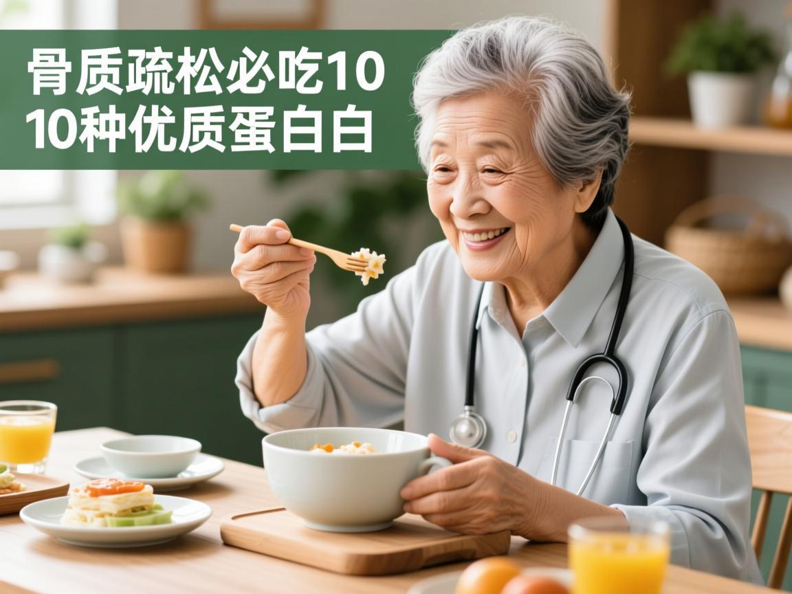 老年人防骨质疏松必吃10种优质蛋白
