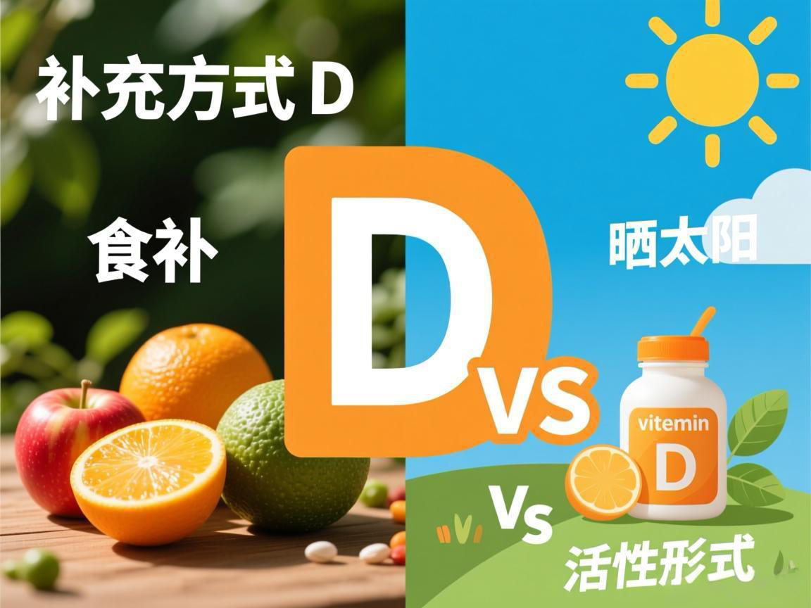 维生素D补充方式：食补vs晒太阳vs活性形式
