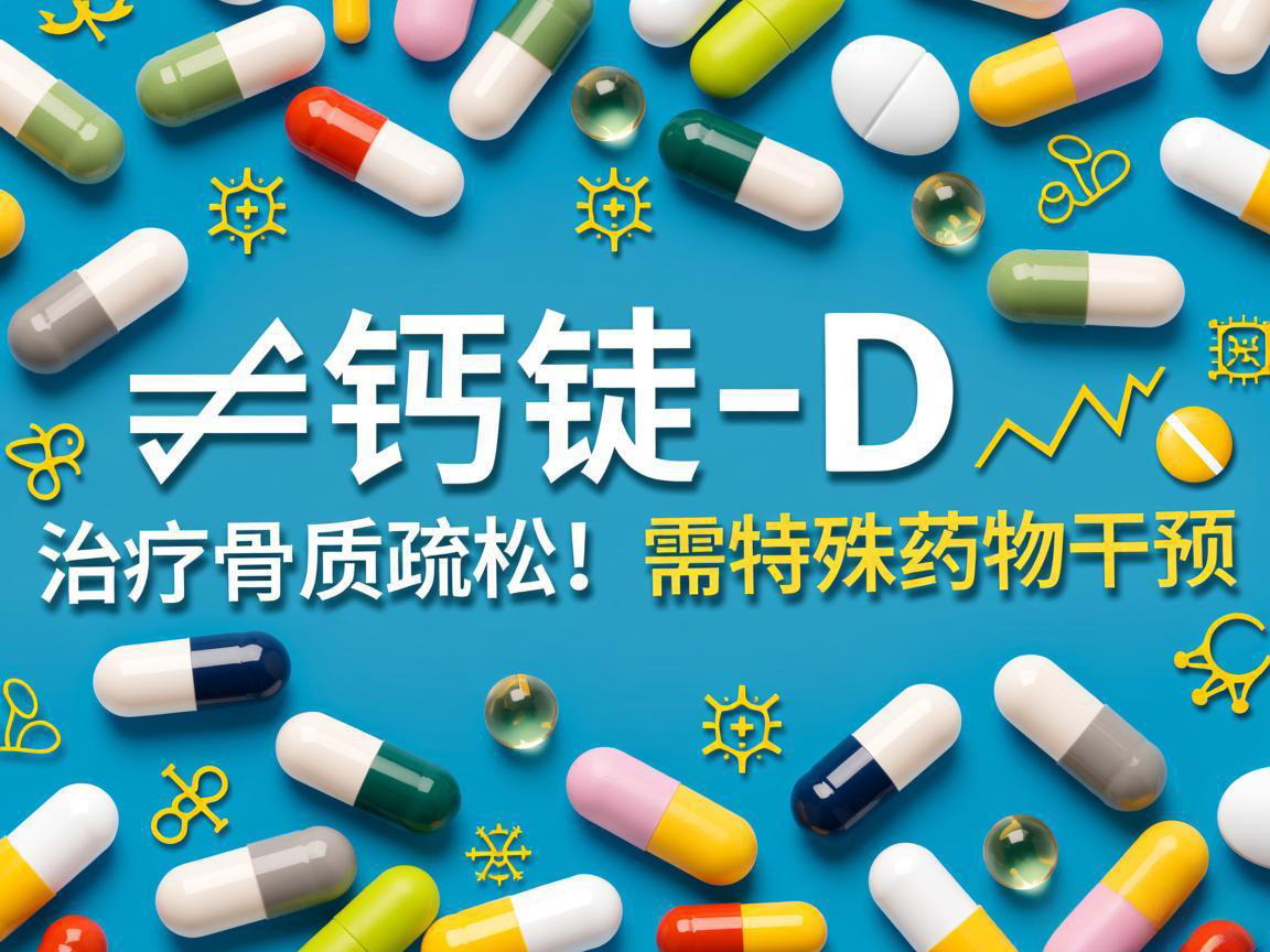 补钙维D≠治疗骨质疏松！需特殊药物干预