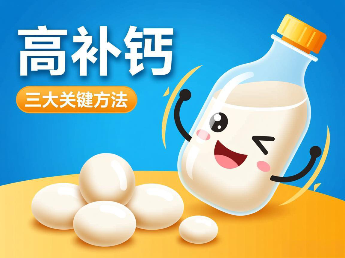 高效补钙三大关键方法