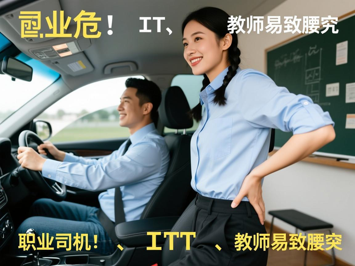 三大高危职业！司机、IT、教师易致腰突