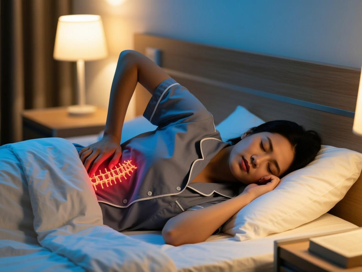 睡眠不佳致腰椎麻木疼痛需调理