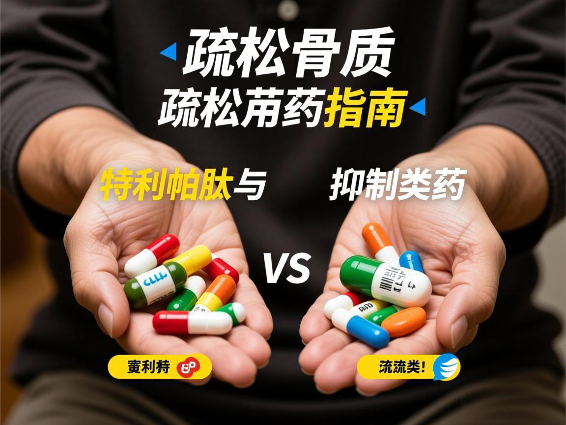 重度骨质疏松用药指南：特利帕肽与抑制类药对比