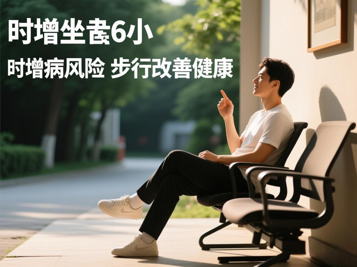 久坐6小时增病风险 步行改善健康