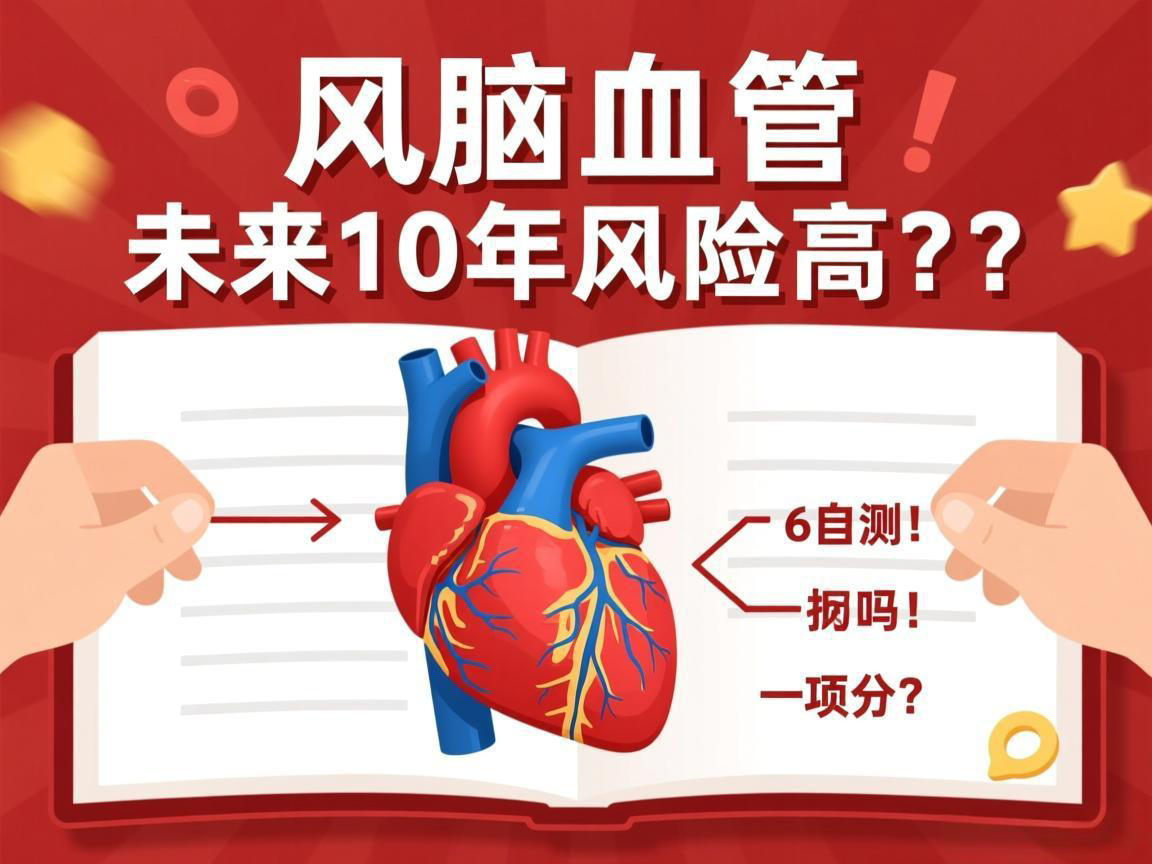 心脑血管风险自测6项打分！未来10年风险高吗？