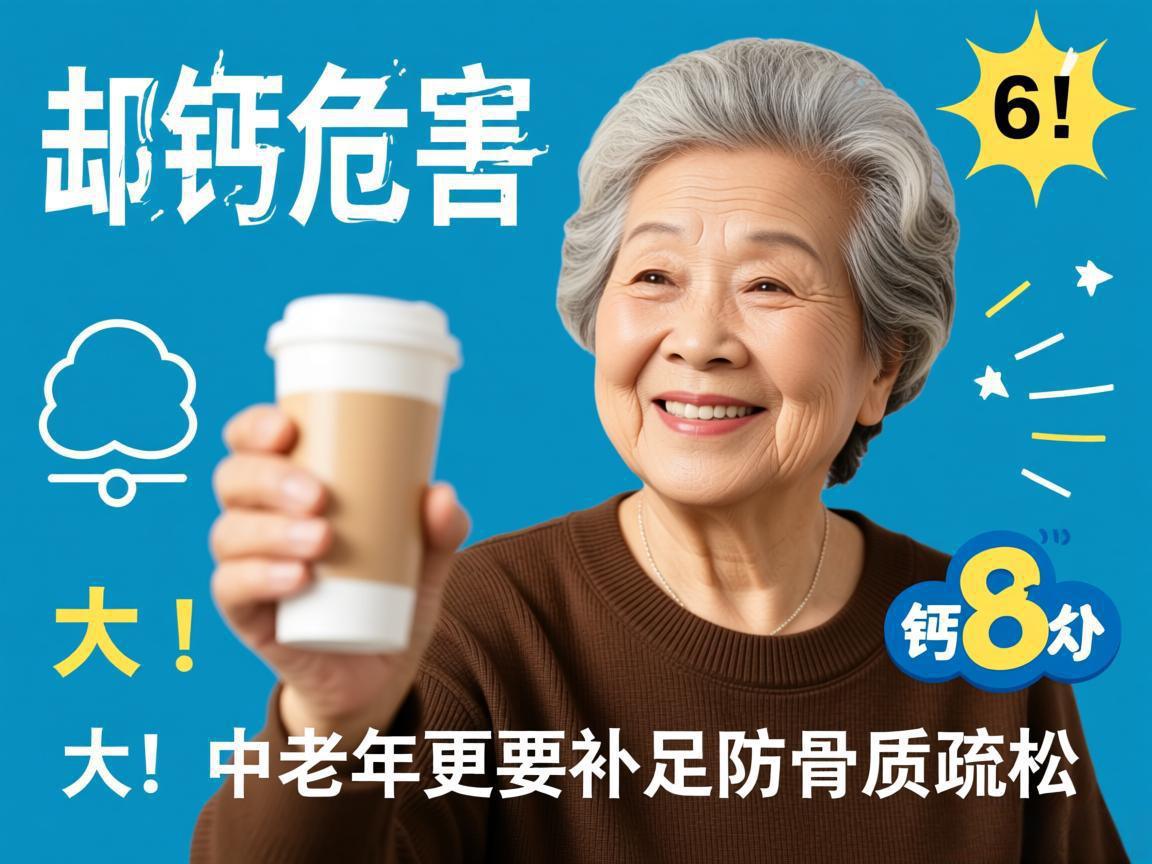 缺钙危害大！中老年更要补足防骨质疏松