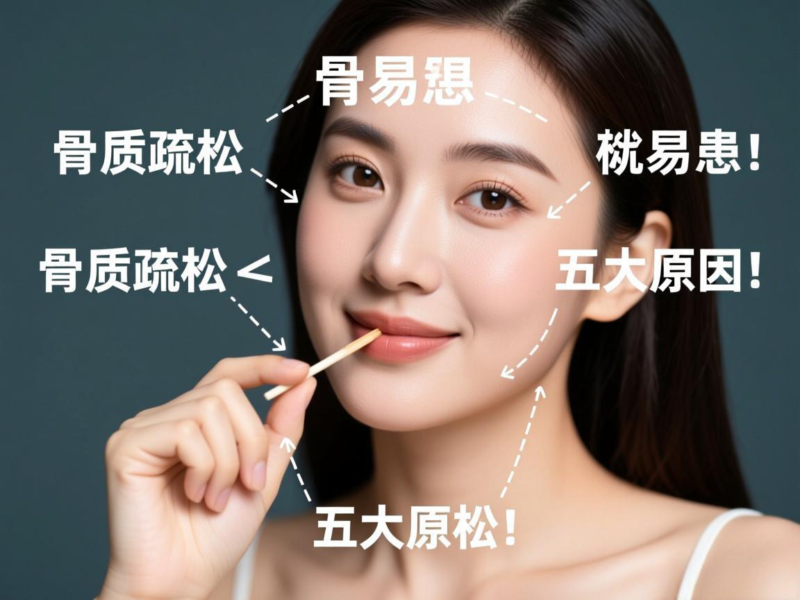 女性易患骨质疏松的五大原因！