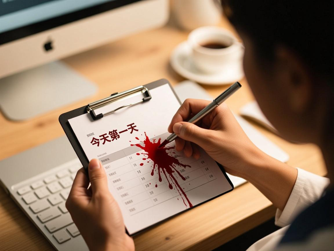 月经见血当天算第一天