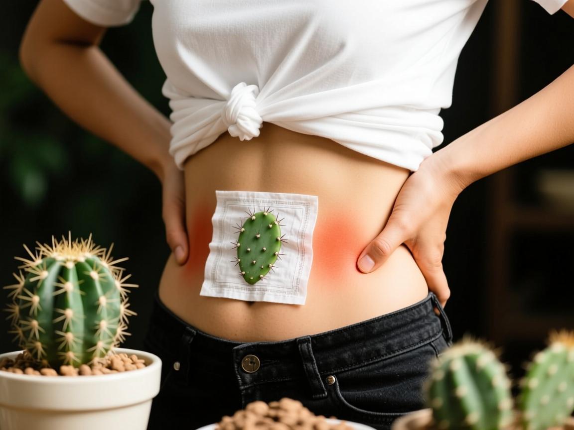 仙人掌敷腰止痛土方