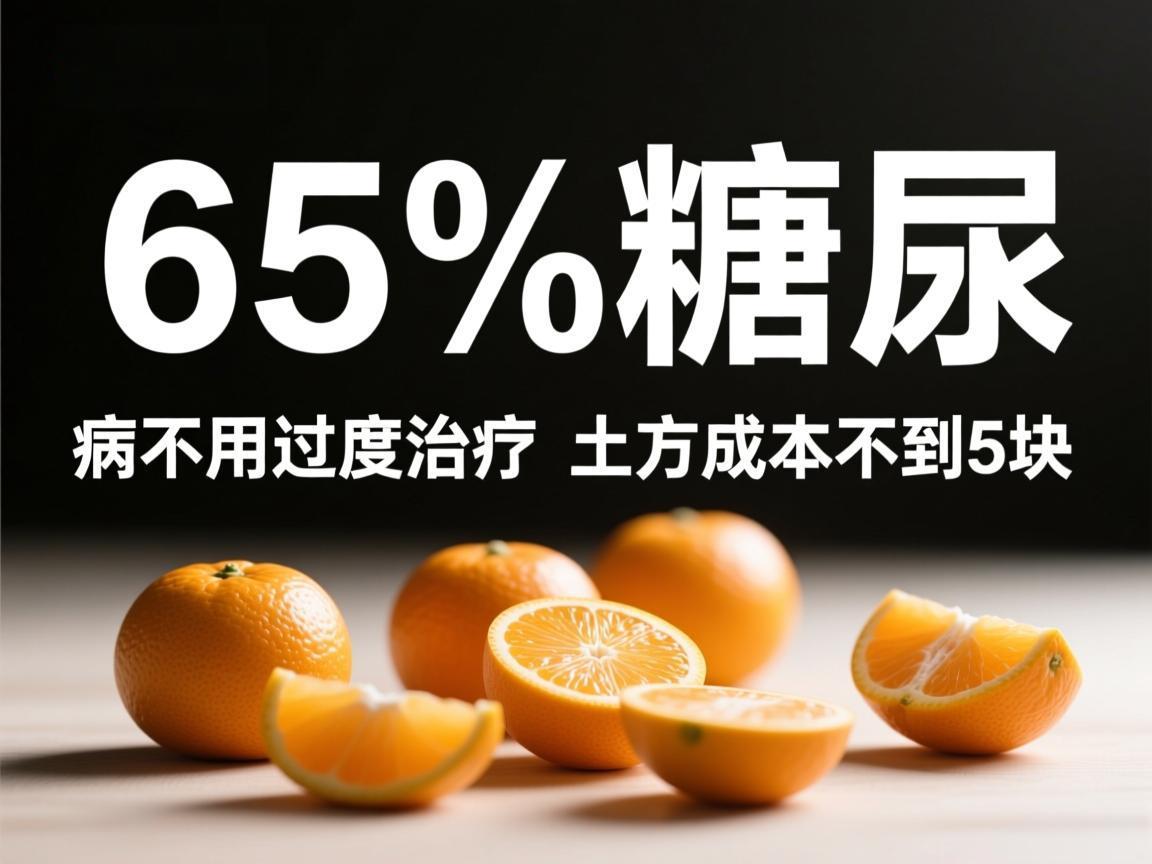 95%糖尿病不用过度治疗 土方成本不到5块