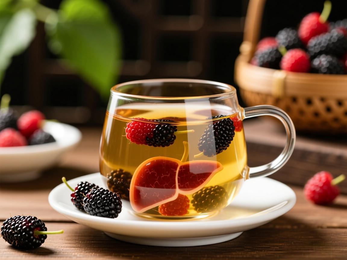 桑葚覆盆子茶养肝补肾
