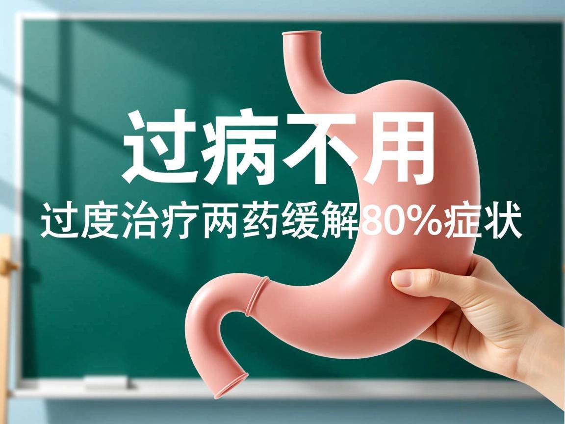 胃病不用过度治疗 两药缓解80%症状