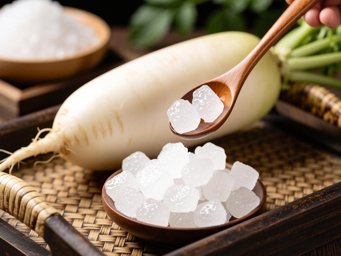 白萝卜加冰糖止咳化痰妙方