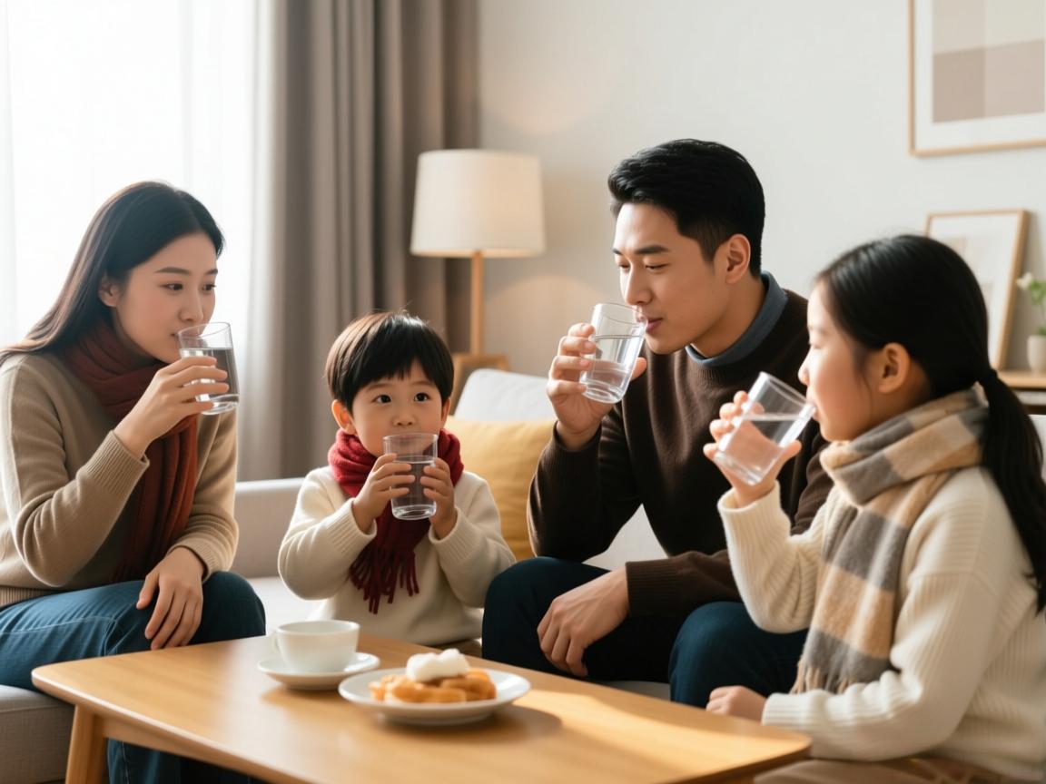 流感高发期一杯水全家喝