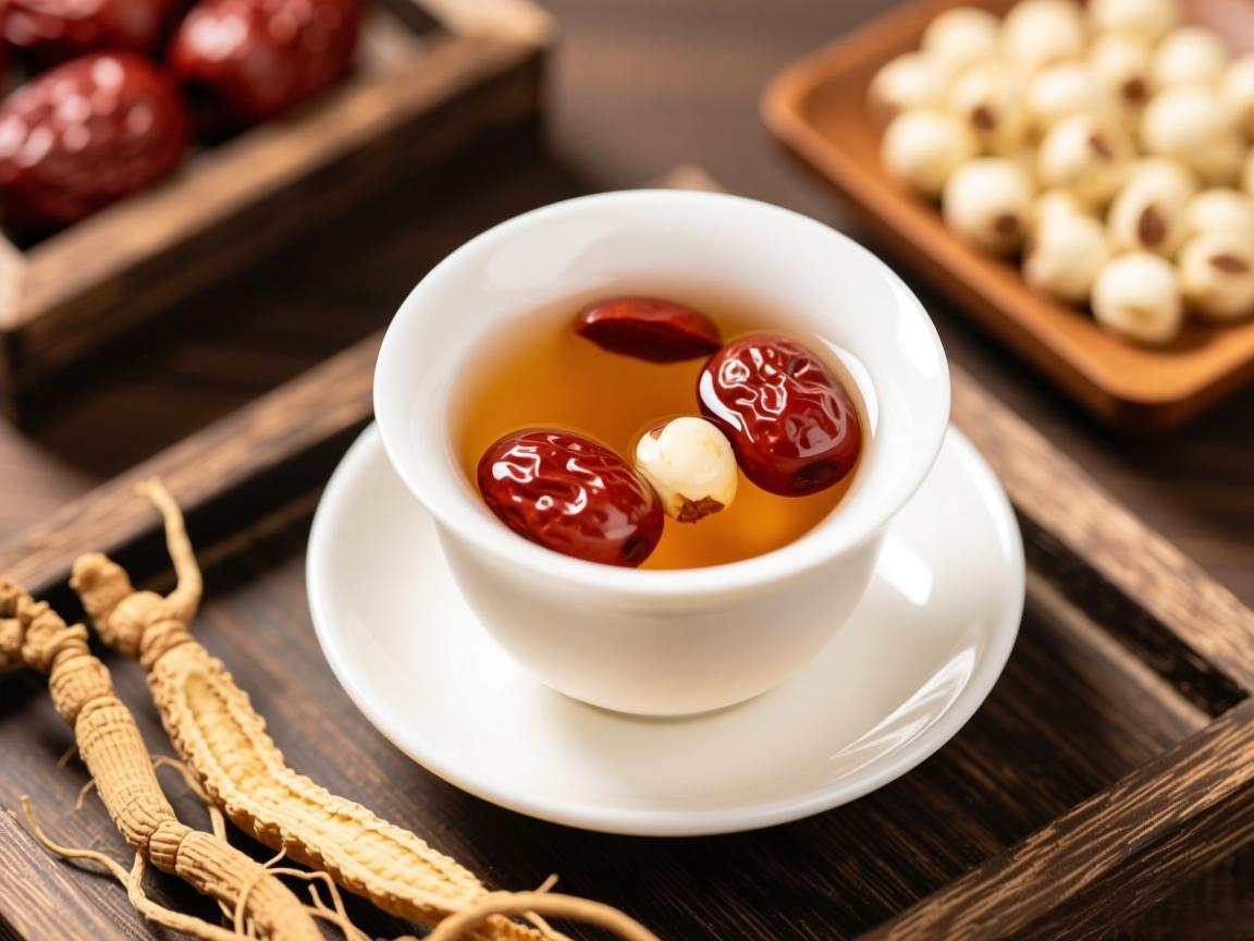 肝血不足调理法：当归大枣莲子心茶