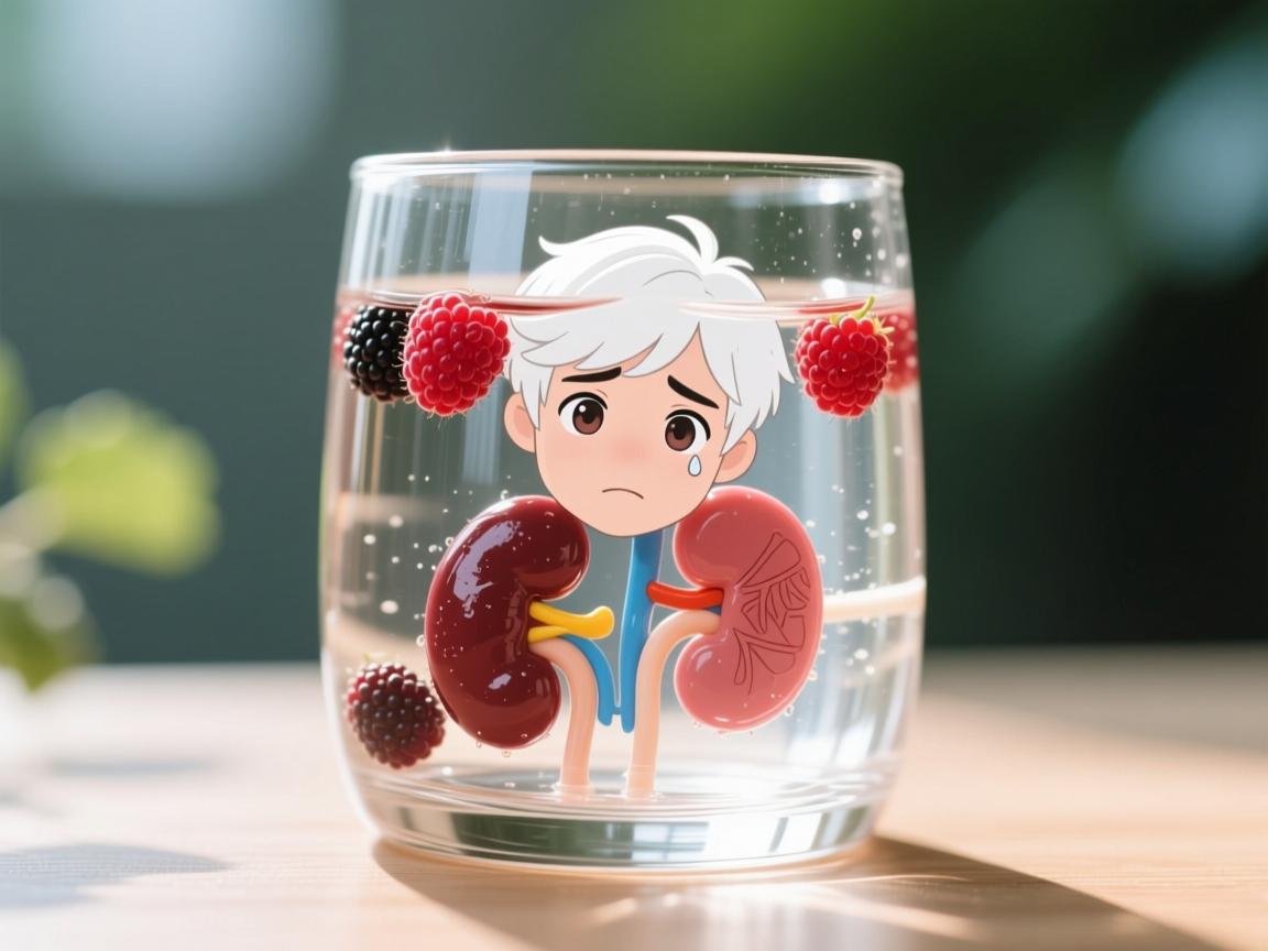 白发眼涩？覆盆子桑葚水养肝肾