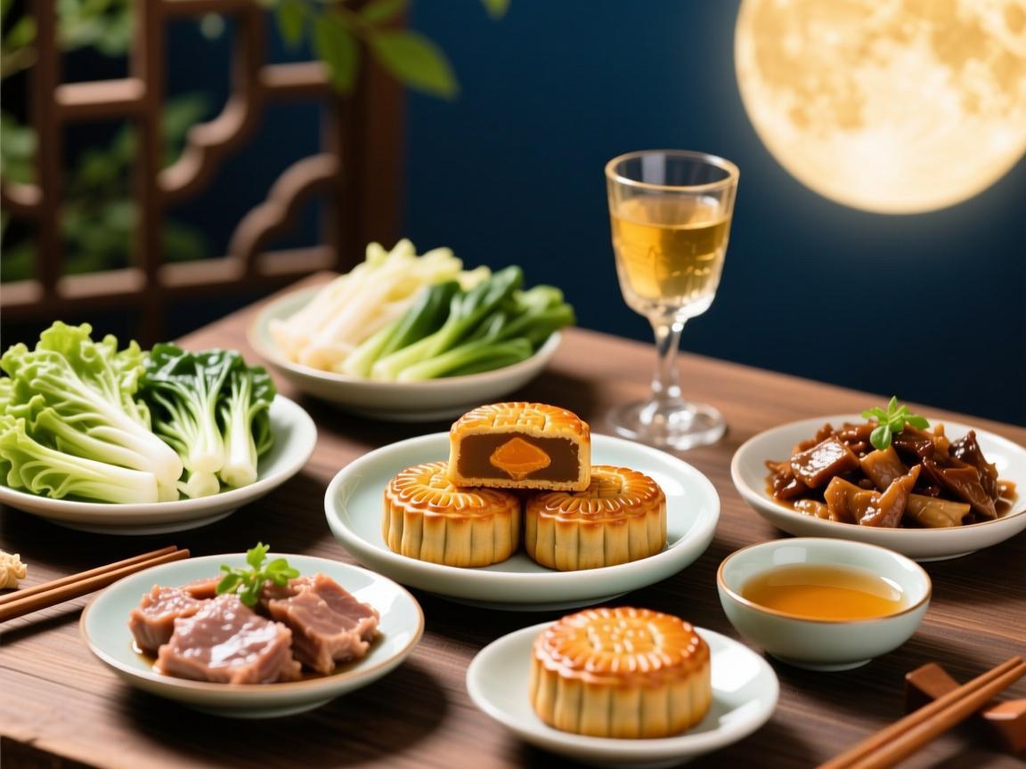 中秋三宜:荤素搭配、月饼适量、饮酒适度