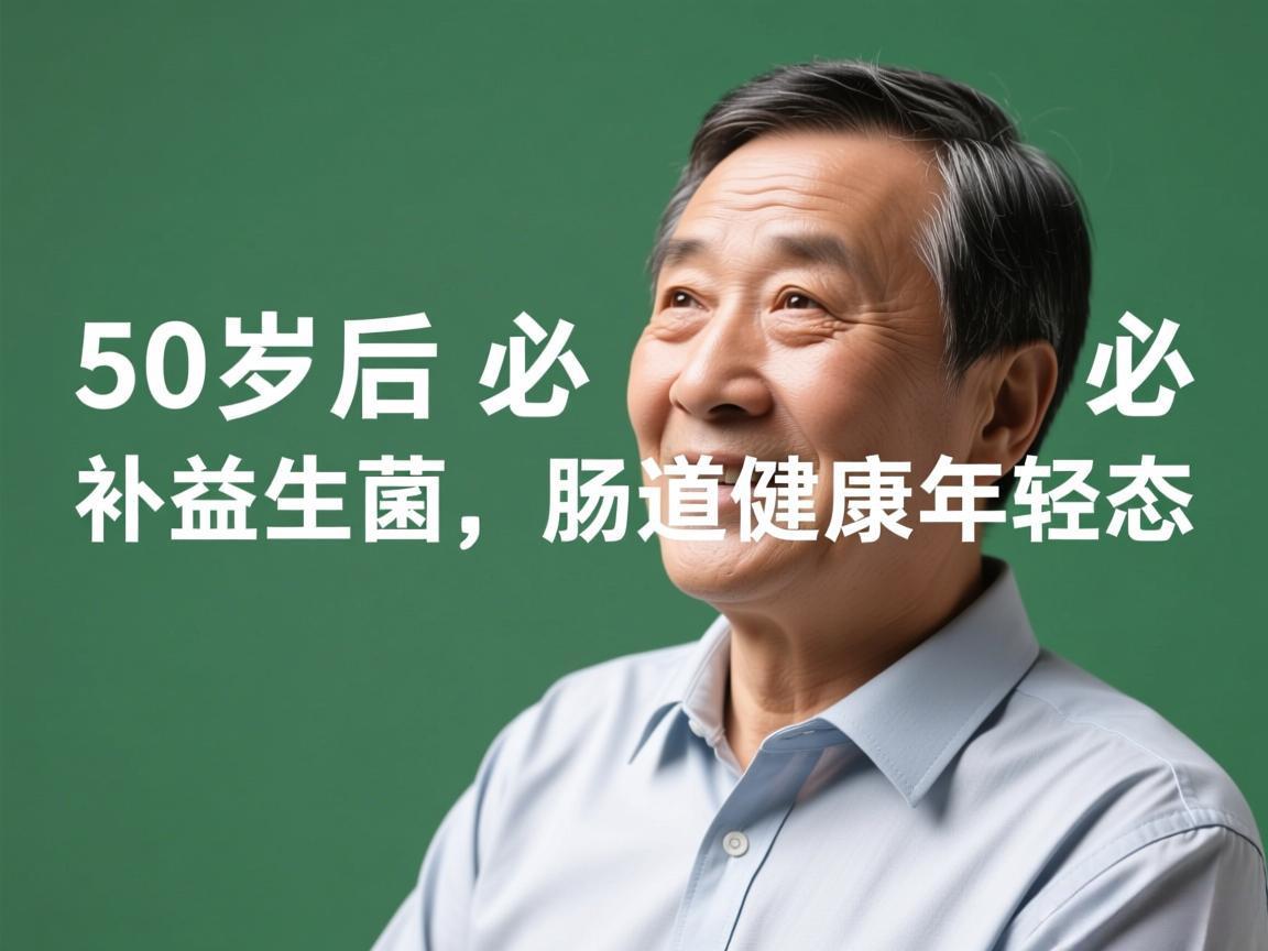 50岁后必补益生菌,肠道健康年轻态