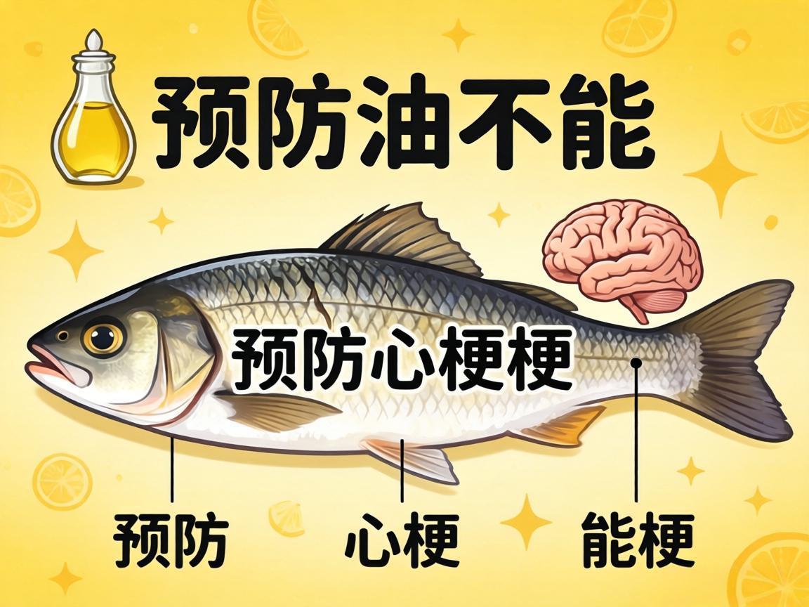 鱼油能否预防心梗脑梗?