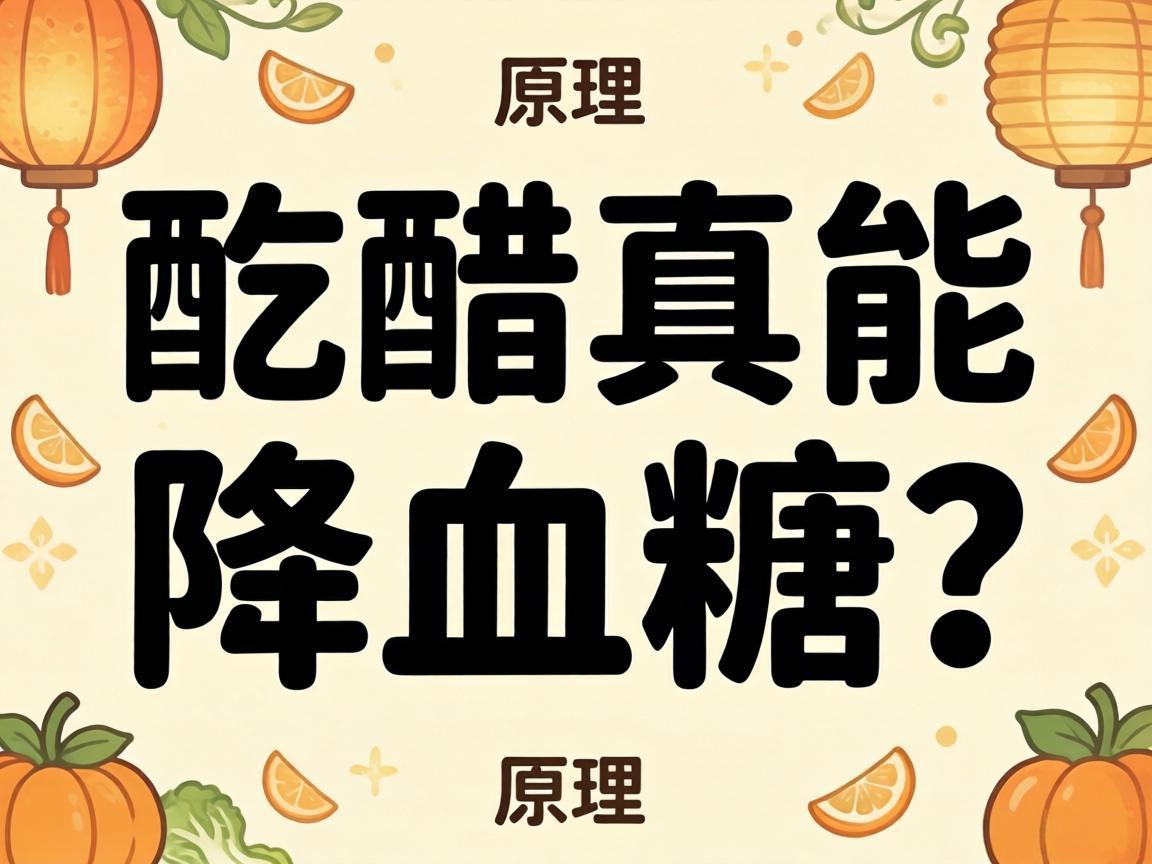 吃醋真能降血糖?原理与作用解析