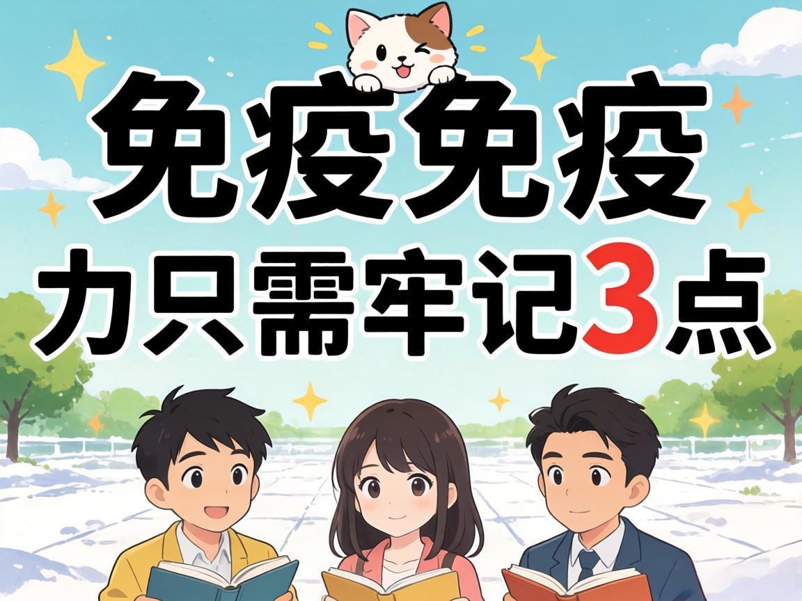 提升免疫力只需牢记3点