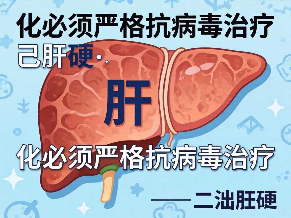 乙肝肝硬化必须严格抗病毒治疗