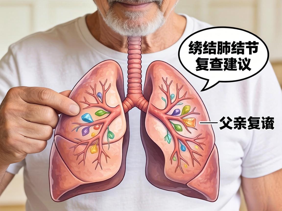父亲肺部结节复查建议