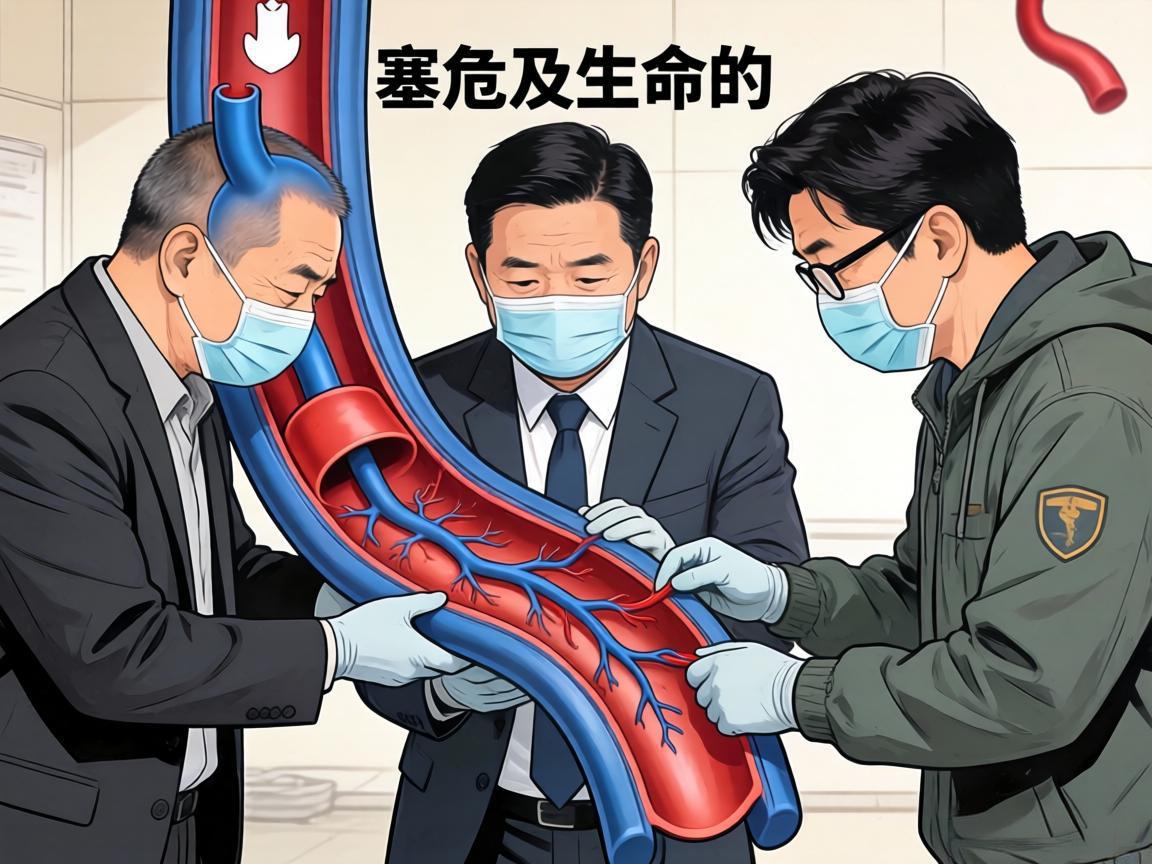 3处易堵塞危及生命的血管