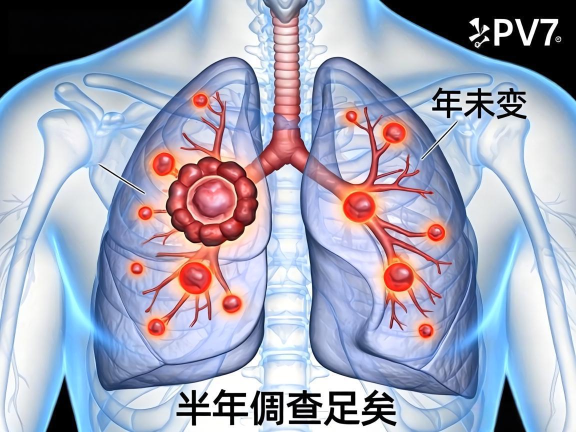 肺结节多年未变,半年复查足矣